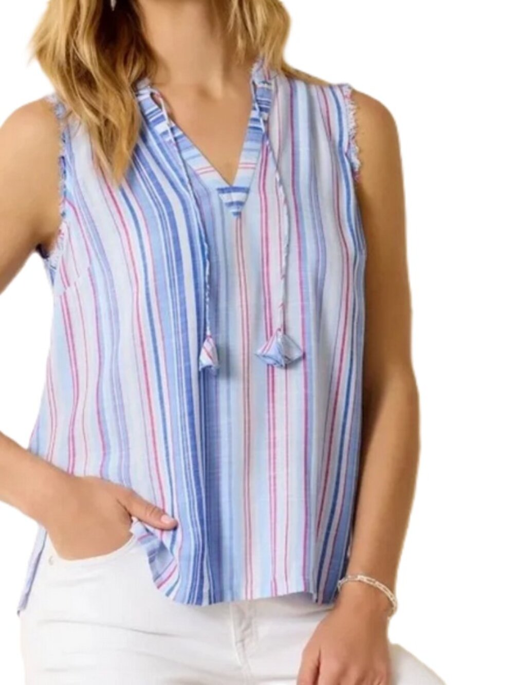 Tommy Bahama Seaside Escape Sleeveless Tunic size M